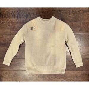 Zara Boys Knit Sweater Size 11-12 Brown/Khaki Color Cute And Stylish